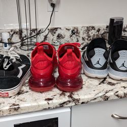 Jordans, Nike, Vans 