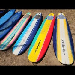 Surfboards, Wetsuits And Leashes $15 To $ 125
