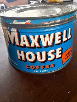 Maxwell House can