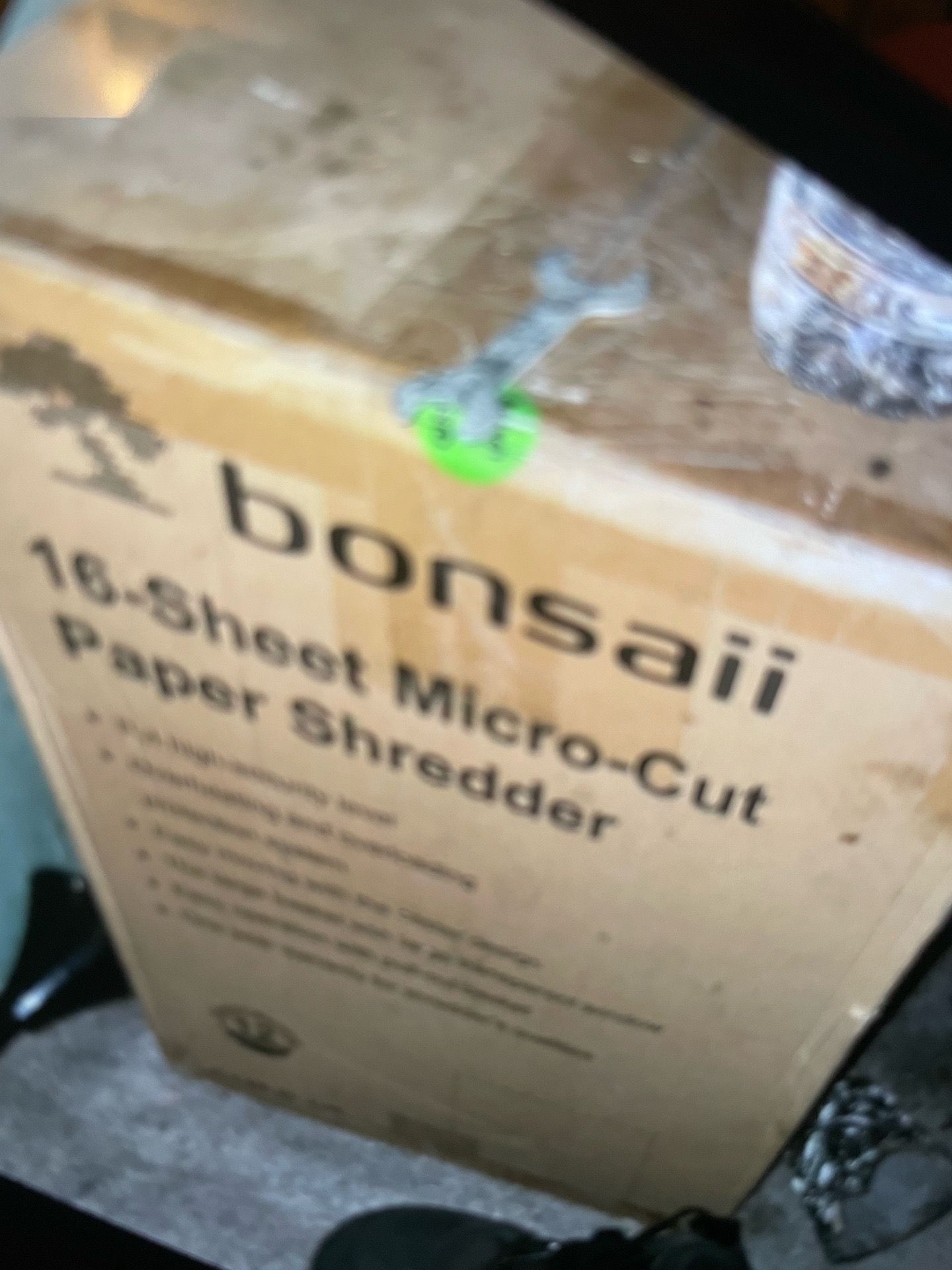 Bonsai 16 sheet micro-cut paper shredder