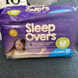 Sleep Overs Disposable Underwear fits 65-140 Pounds 