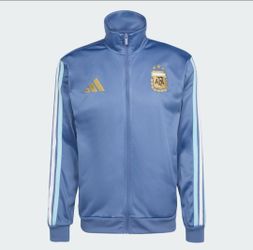 Men's adidas Blue Argentina National Team Home Alphaskin Full-Zip Track Top Size XL