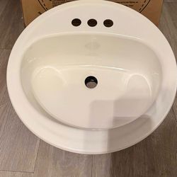 Bootz 19 inch white sink