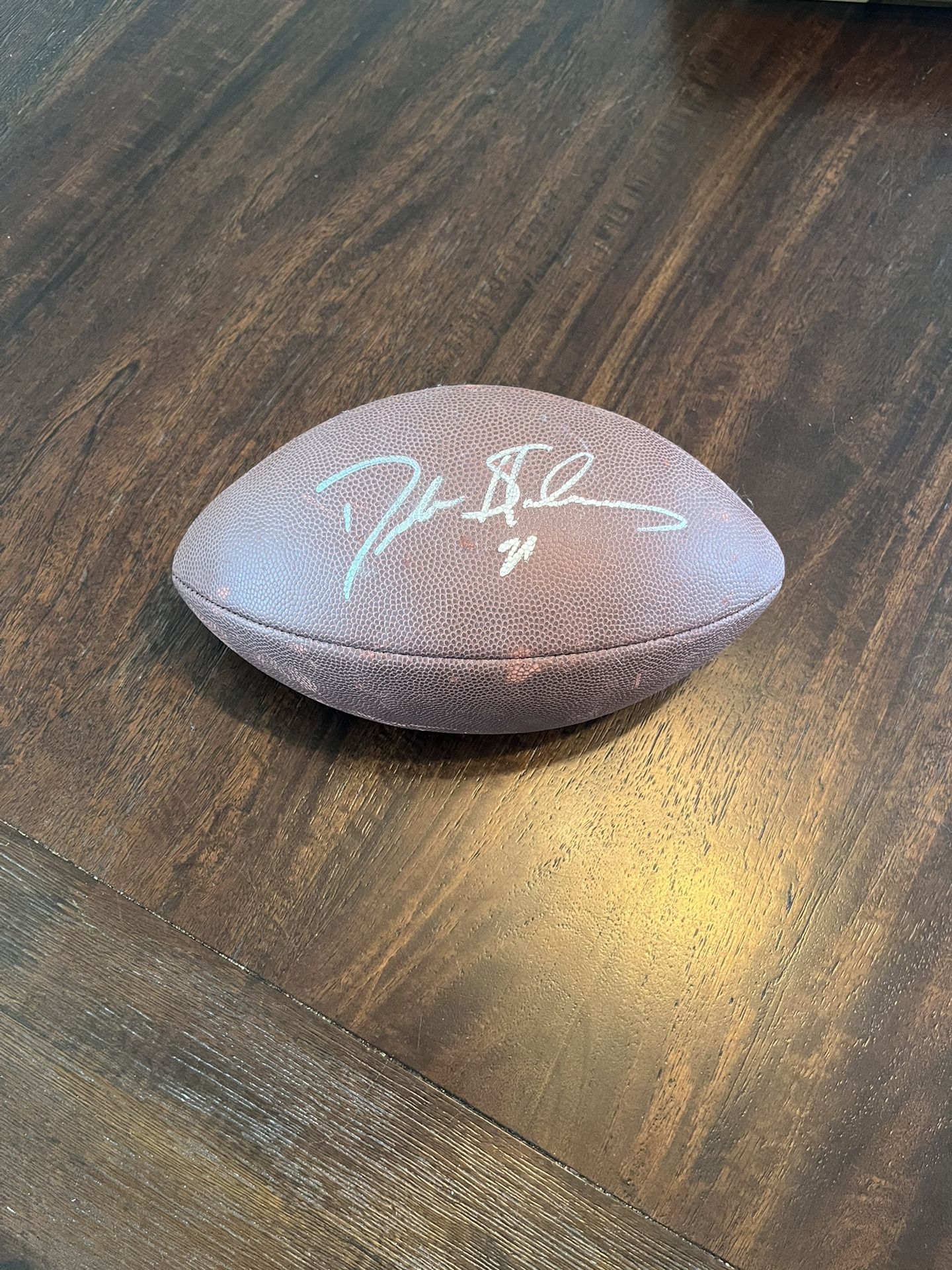 Deion Sanders Autographed Football