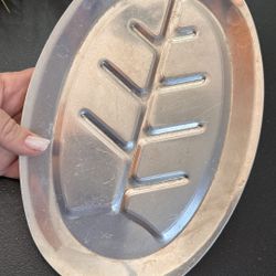 Aluminium Leaf Design Tray