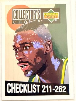 Upper Deck Collector's Choice Checklist 211-262 Card