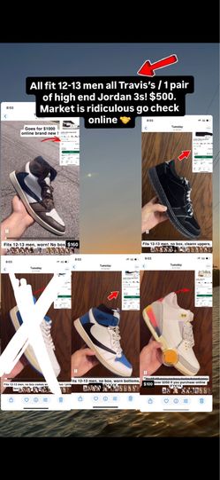 3 super high end pairs all fit 12-13 men