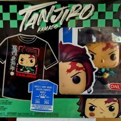 Tanjiro Demon Slayer With T-Shirt 2XL