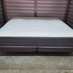 Like New King Mattress, Boxsprings, Frame