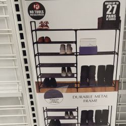 Shoe Rack, Storage Spaces.