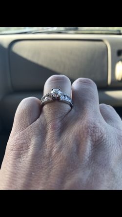 2.31ct Diamond Engagement Ring / Wedding Dress combo