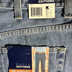 Basic Editions Mens Jeans,  New