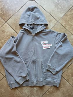 BTS World Tour USA Exclusive Arirang Zip Up Hoodie Size XL