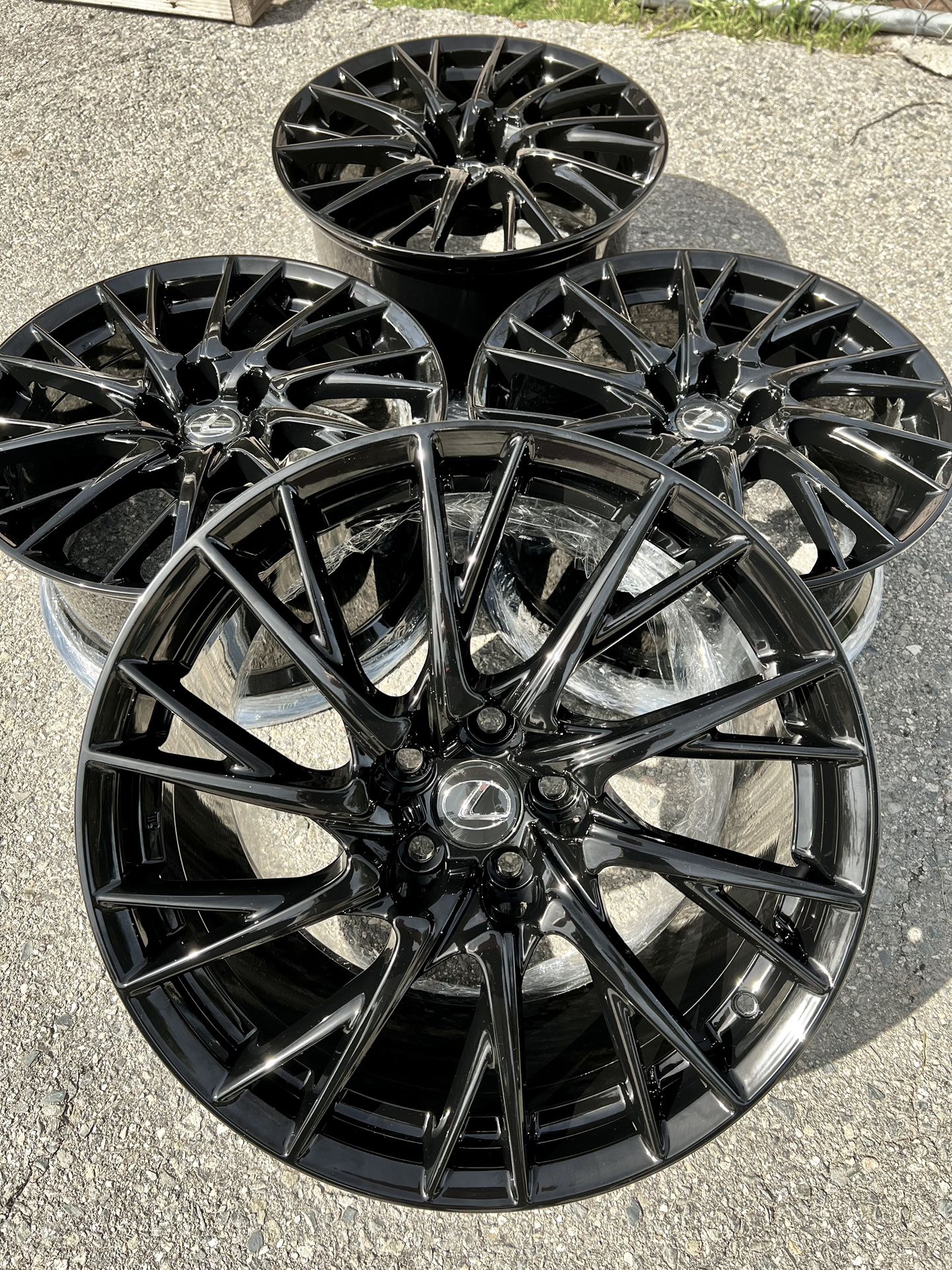 Oem Factory 19” Lexus RC-F BBS Forged F Sport Black Wheels Rims Rines