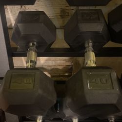 40lbs Dumbbells 