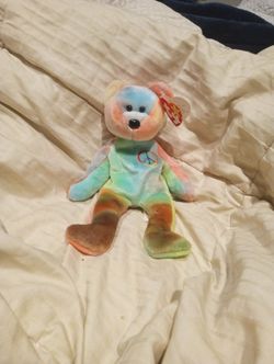 Rare Retired 1996 The Beanie Baby Collection "Peace"