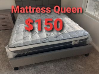 ⭐Mattress 12" Inches tall
Pillow top⭐
🔹️Queen $150
🔹️Full $130
🔹️Twin $120
🔹️King $260
🔹️Cal King$260
🚛Delivery available $20🚛