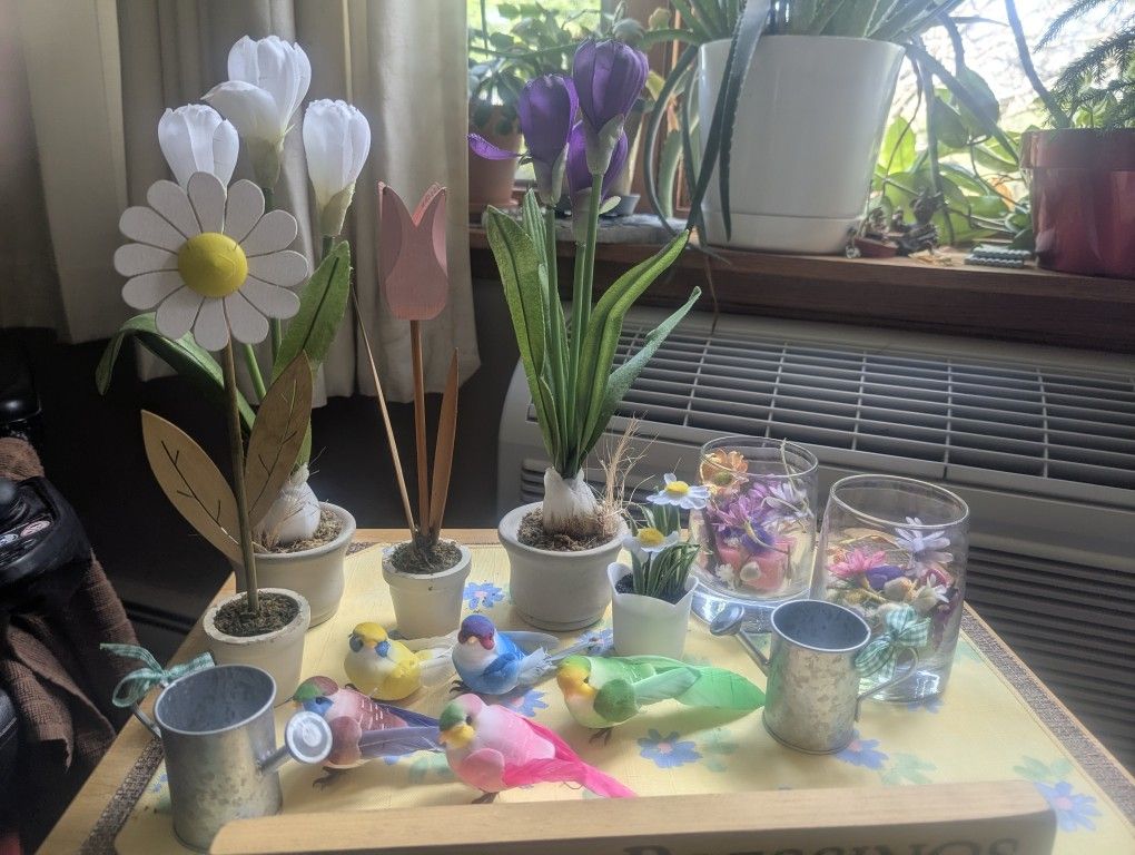 Home Decor Tulip Crocus Daisy Birds Placemats Sprinklers Etc