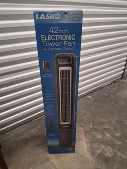 Lasko 42-Inch Electronic Tower Fan with Remote