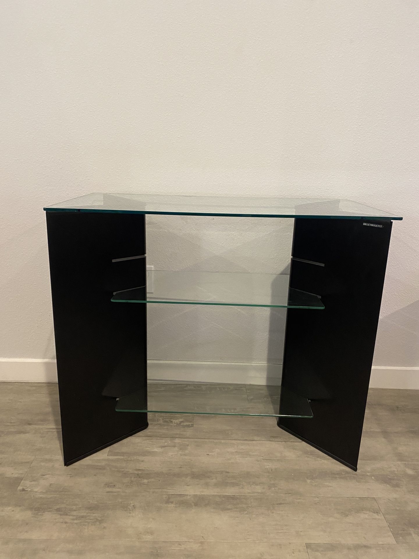 Bell’Oggetti Tempered Glass Console Table
