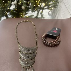 Necklace & Bracelet, $5 Each
