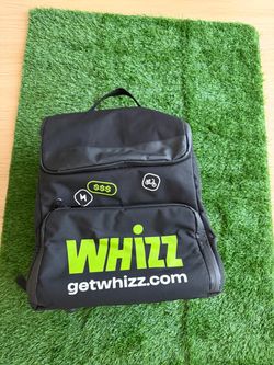 Whizz Branded Black Backpack