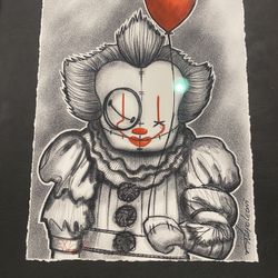 Pennywise – Fabio Napoleoni | OE Giclée on Canvas | Framed