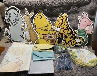Winnie the Pooh boy baby shower bundle