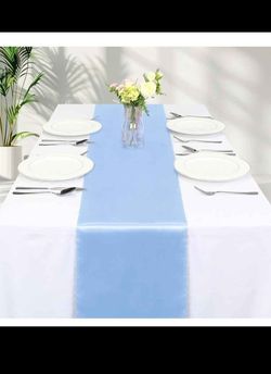 Baby Blue Table Runners