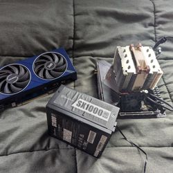 PC Parts Lot | Intel Arc A750, Ryzen 7 5800X, 1000W SFX Power Supply, 32GB DDR4