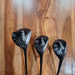 PING G25 4Wood(16.5°),20°&23° Hybrids/SR-flex/Std length/Read Details/single set