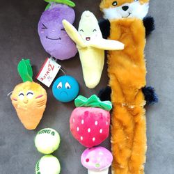 NEW: 9 Piece Set of Puppy Toys