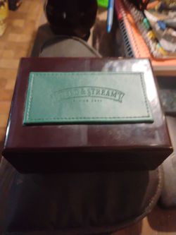 Field and stream jewelry box for men. Brand new