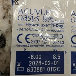 Acuvue Oasys 1-day Contact Lenses