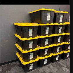 All Brand New Large Storage Container Box Bin Tote ($13/each - 26 Avail - 27 Gallon)