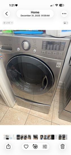 Washer and dryer