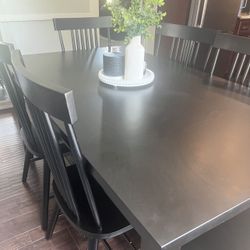 Black Dining Table