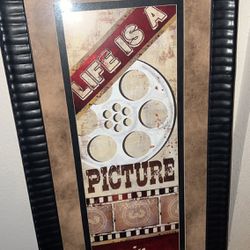 Life Is A Picture Frame for Theater Room