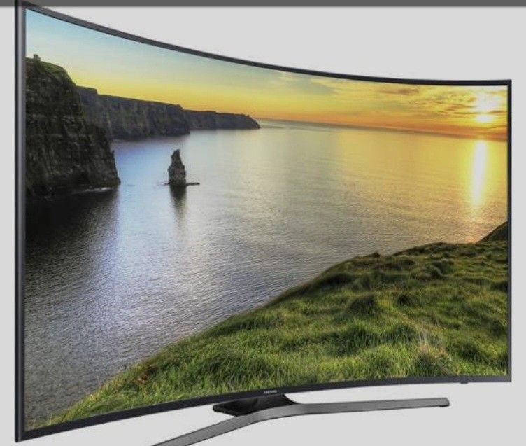 65" Samsung 4K Curved — Tested & Working — Stand + Remote — $300 OBO