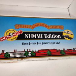 Vintage 90's Monopoly Nummi Deluxe Anniversary Edition Board Game