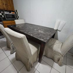 Dining Table With 4 Chairs