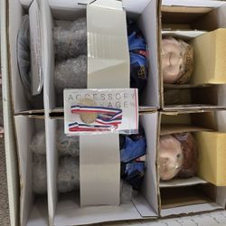 1996 Cabbage Patch Kids OlympiKids – Danbury Mint Doll Set w/ Boxes
