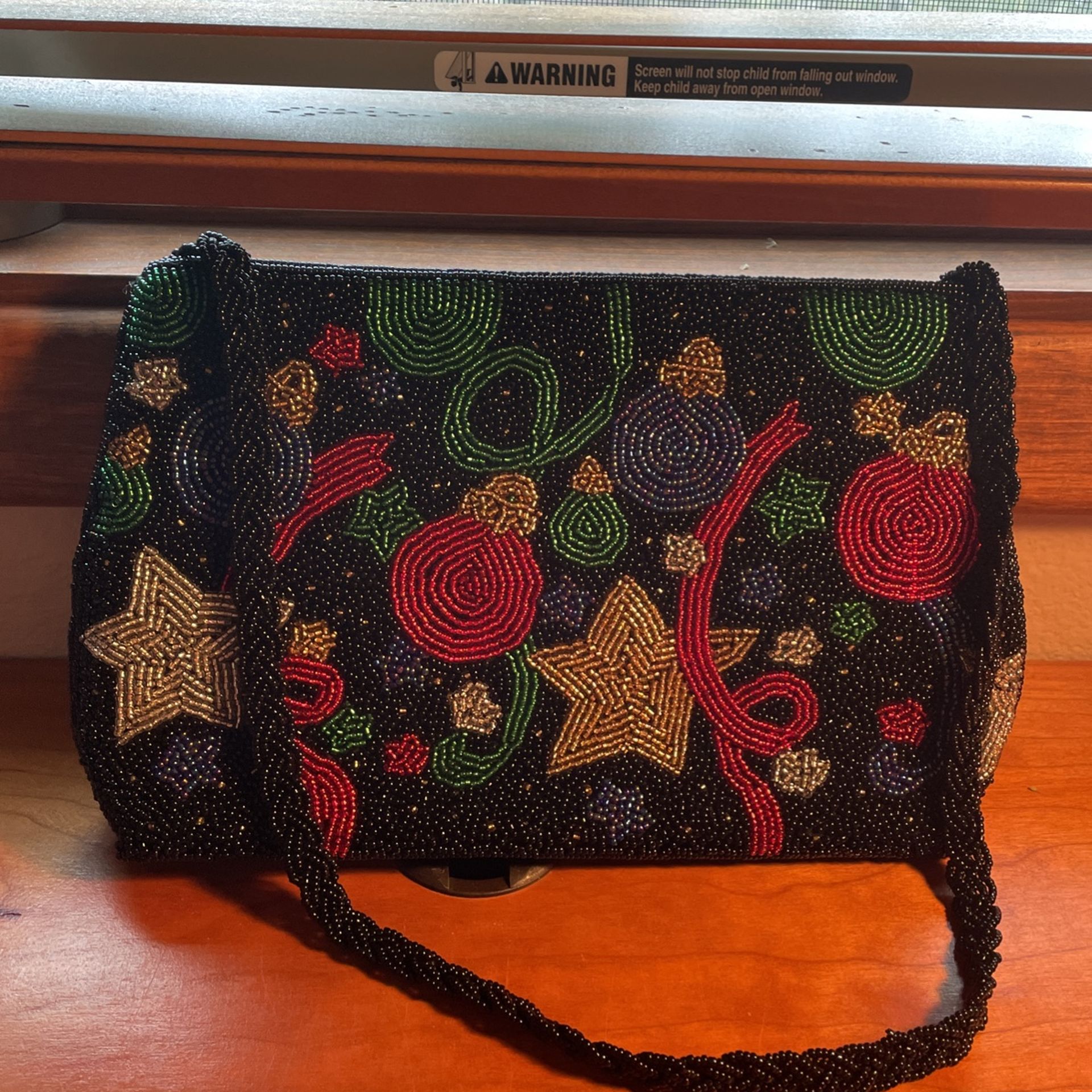 Beaded Holiday Bag