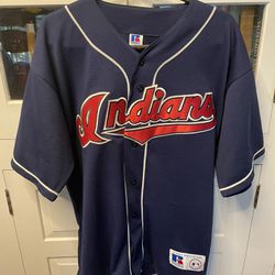 Vintage Russell Athletic Cleveland Indians MLB Baseball Jersey Men's XL VG  for Sale in Norwalk, OH - OfferUp
