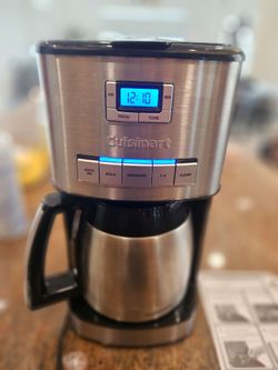 CUINART COFFEE MAKER PROGRAMMABLE  12 CUP THERMAL