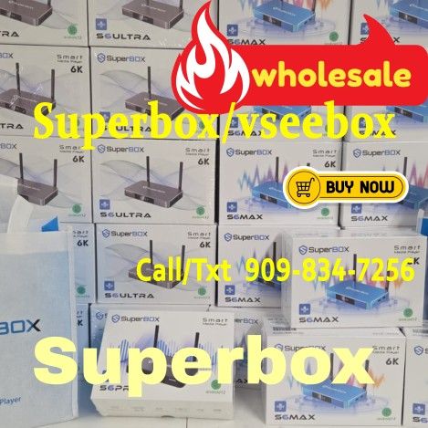 SUPERBOX SUPER BOX S6PRO S6 ULTRA 1 YEAR WARRANTY TV BOX WHOLESALE AVAILABILITY 
