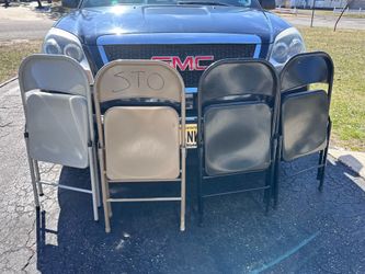 Metal chairs
