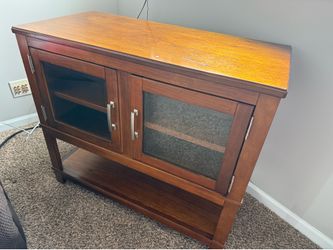 Media cabinet solid wood