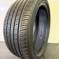 V676  225 40 18 88W   Kumho Majesty Solus  One Used Tire 70% Life 