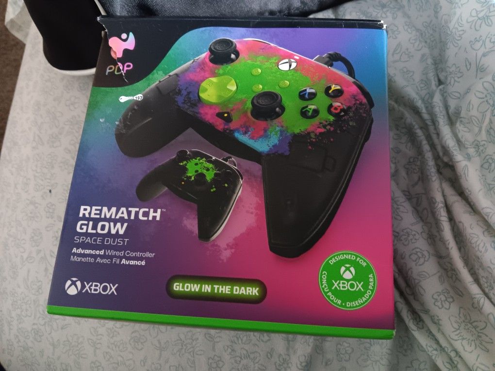 Xbox 1 Pop Glow In Dark Controller New Out Box